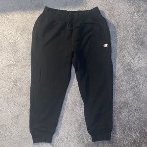Champion reverse weave sweatpants joggers L large black